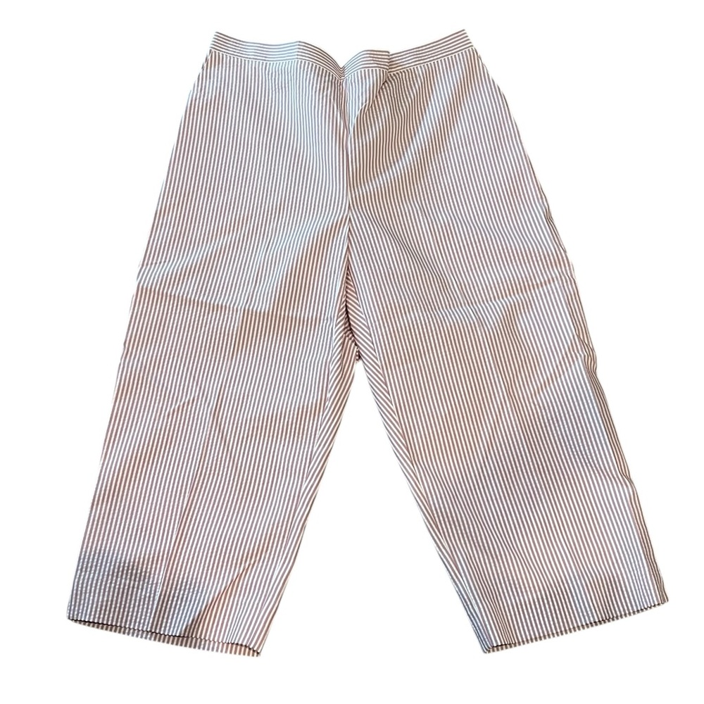 NWOT Women's Alfred Dunner Striped Cuffed Clamdigger